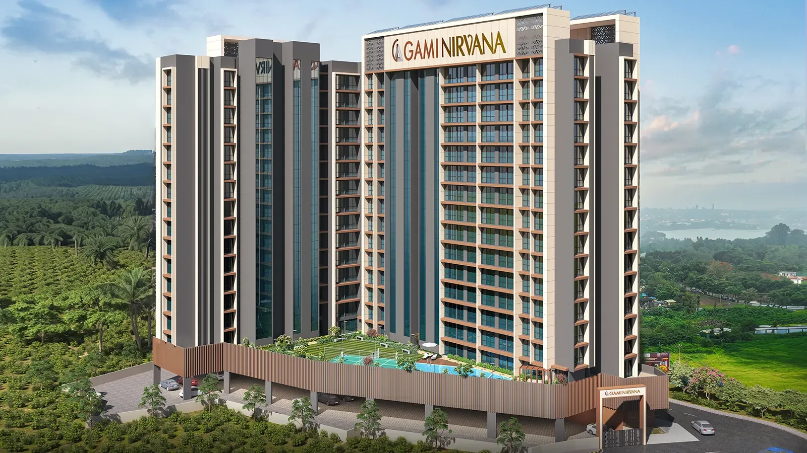 1 & 2 BHK residential apartments at Gami Nirvana by Gami Group, Taloja, Navi Mumbai
