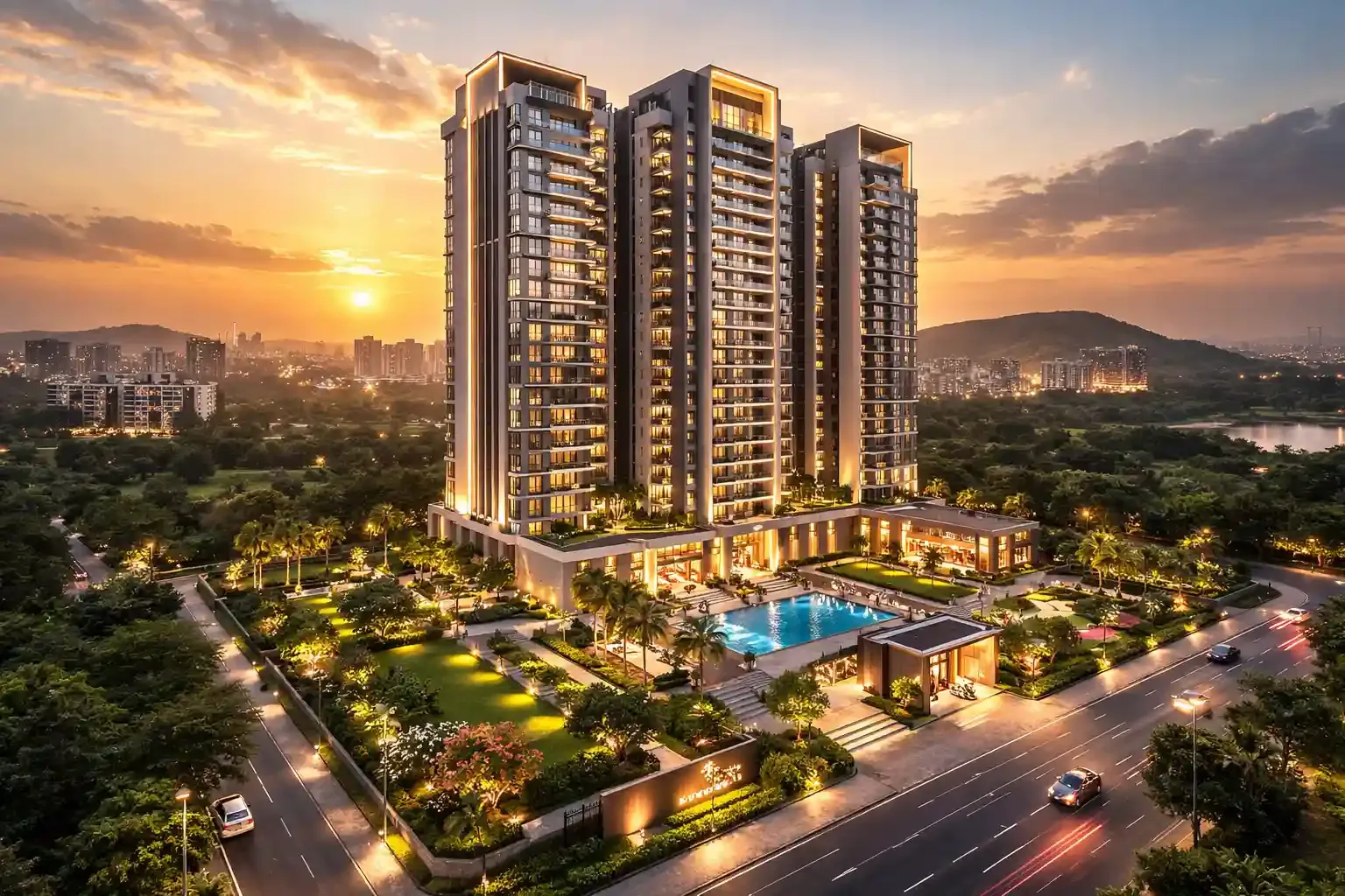 Residential development in Kharghar, Navi Mumbai