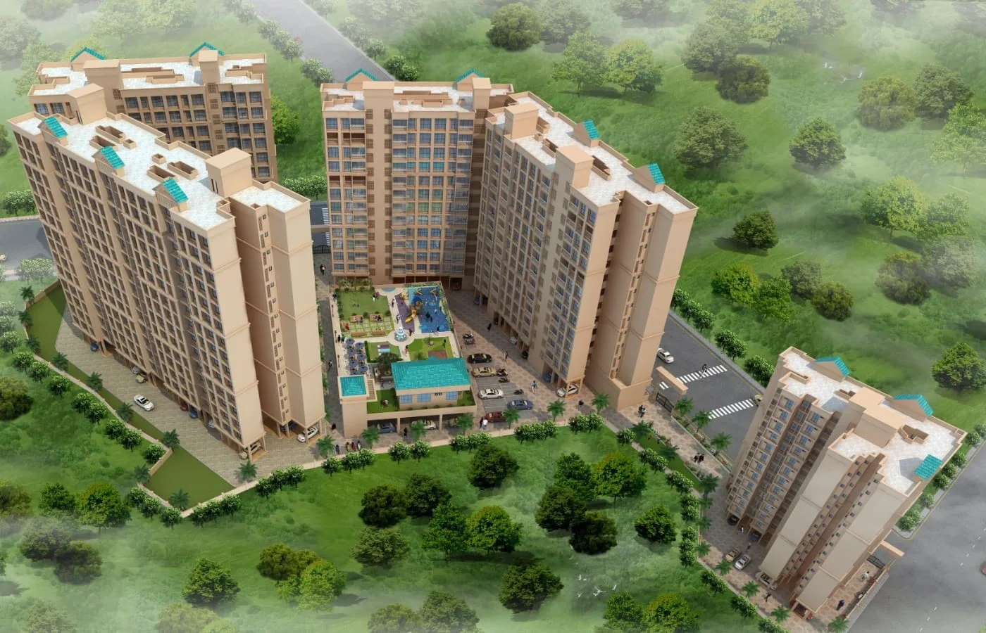 1 & 2 BHK residential apartments at Prakriti Park by Khwaish Enterprises, Taloja, Navi Mumbai