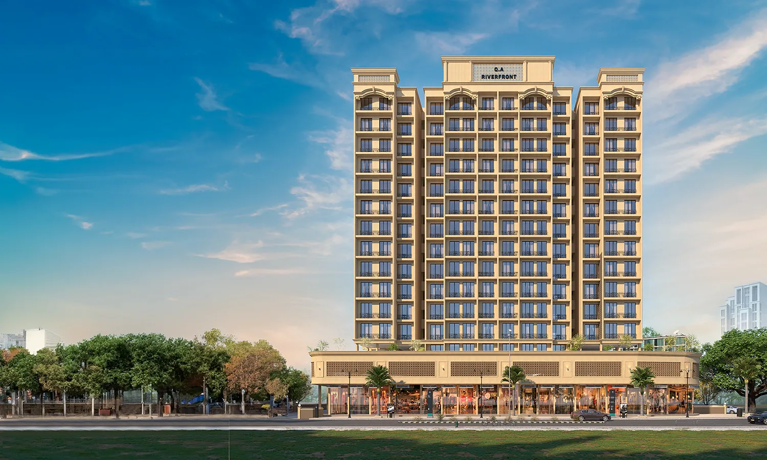 1 & 2 BHK residential apartments at QA Riverfront by RS Couture LLP, Taloja, Navi Mumbai